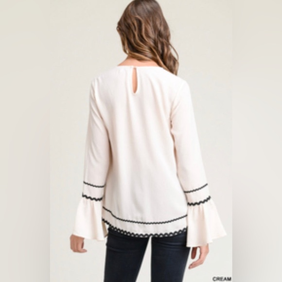 NWT! Ricky Ricrac Blouse - Picture 3 of 3